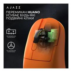 Мышка Ajazz AJ179APEX Wireless/Bluetooth/USB Orange Фото 9