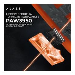 Мышка Ajazz AJ179APEX Wireless/Bluetooth/USB Orange Фото 8