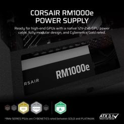 Блок питания Corsair 1000W RM1000e Фото 5