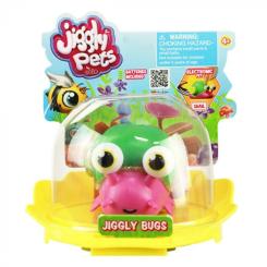 Интерактивная игрушка Jiggly pets Розовая улитка Фото 1
