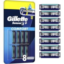 Сменные кассеты Gillette Sensor 3+ 8 шт. Фото