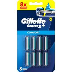 Сменные кассеты Gillette Sensor 3+ 8 шт. Фото 1