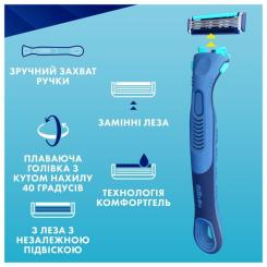Сменные кассеты Gillette Sensor 3+ 8 шт. Фото 7