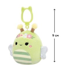 Брелок Squishmallows на кліпсі – Бджілка Сібіл 9 см Фото 1