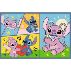 Пазл Trefl Lilo&Stitch Со Стичем не скучно 2x70 Фото 2