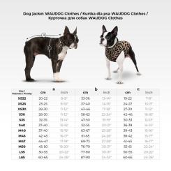 Курточка для животных WAUDOG Clothes "Смайлики на голубом" M50 Фото 3