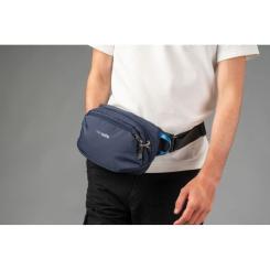 Сумка Pacsafe V Hip Pack Темно-синяя Фото 9