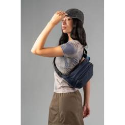 Сумка Pacsafe V Hip Pack Темно-синяя Фото 8