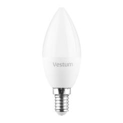 Лампочка Vestum LED C37 4W 3000K 220V E14 Фото 1