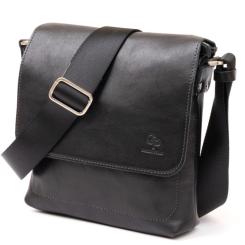 Сумка Grande Pelle В гладкой коже Черная Фото