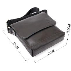 Сумка Grande Pelle В гладкой коже Черная Фото 3