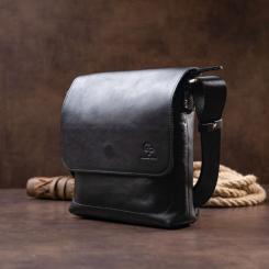 Сумка Grande Pelle В гладкой коже Черная Фото 8