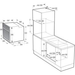 Комплект встраиваемой техники Gorenje BO6735E02BK + G641EB Фото 1