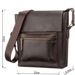 Сумка Shvigel Кожаная Коричневая Фото 2