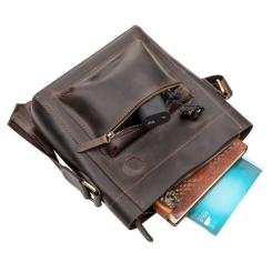 Сумка Shvigel Кожаная Коричневая Фото 4