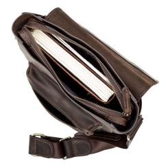 Сумка Shvigel Кожаная Коричневая Фото 5