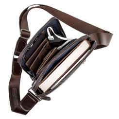 Сумка Shvigel Шкіряна Коричнева Фото 5