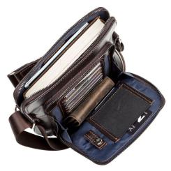 Сумка Shvigel Шкіряна Коричнева Фото 6