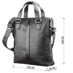 Сумка Shvigel Кожаная Черная Фото 2