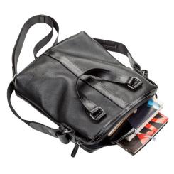 Сумка Shvigel Кожаная Черная Фото 4