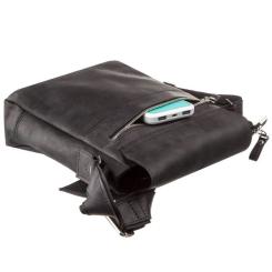 Сумка Shvigel Кожаная Черная Фото 6