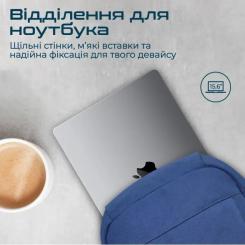 Рюкзак для ноутбука Promate 15.6" Birger blue Фото 2
