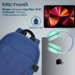 Рюкзак для ноутбука Promate 15.6" Birger blue Фото 3