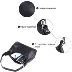 Сумка Shvigel Из натуральной кожи Черная Фото 3