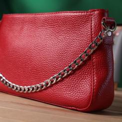 Сумка Shvigel Из натуральной кожи Красная Фото 10