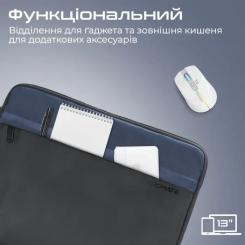 Чехол для ноутбука Promate 13" Limber-SB Black Фото 1