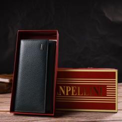 Портмоне Canpellini Из натуральной кожи флотар Зеленое Фото 9
