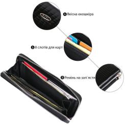 Кошелек Kivi Из экокожи Черный Фото 4