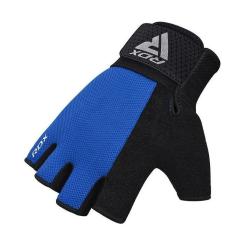 Перчатки для фитнеса RDX W1 Half Blue Plus XL Фото 3