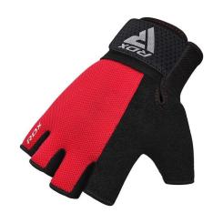 Перчатки для фитнеса RDX W1 Half Red L Фото 2
