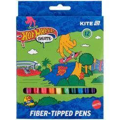 Фломастеры Kite Hot Wheels 12 цветов Фото