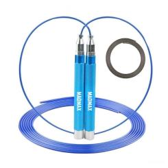 Скакалка MadMax MFA-286 Speed jump rope швидкісна Блакитна Фото