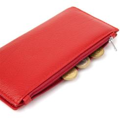 Кошелек ST Leather Кожаный Красный Фото 6