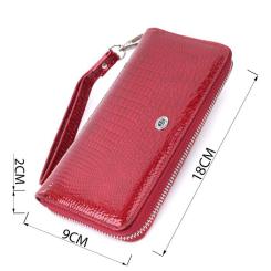 Кошелек ST Leather Из натуральной кожи Красный Фото 2