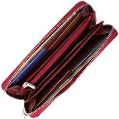 Кошелек ST Leather Из натуральной кожи Красный Фото 6