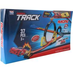 Автотрек Track Racing с 2-мя машинками на 37 деталей Фото 1