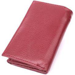 Кошелек ST Leather Кожаный Бордовый Фото 1