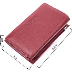 Кошелек ST Leather Кожаный Бордовый Фото 2