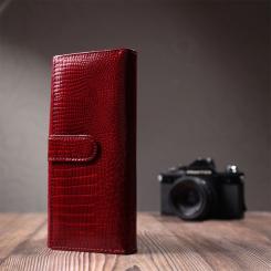 Кошелек ST Leather Кожаный Красный Фото 10