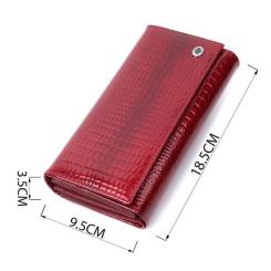 Кошелек ST Leather Кожаный Красный Фото 2