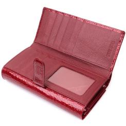 Кошелек ST Leather Кожаный Красный Фото 8