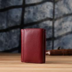 Кошелек ST Leather Из натуральной кожи Бордовый Фото 9