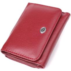 Кошелек ST Leather Из натуральной кожи Бордовый Фото