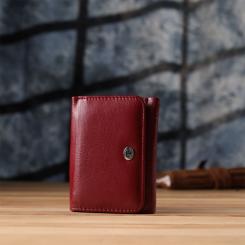 Кошелек ST Leather Из натуральной кожи Бордовый Фото 8