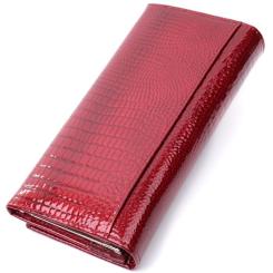 Кошелек ST Leather Из натуральной кожи Красный Фото 1