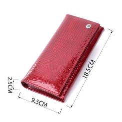 Кошелек ST Leather Из натуральной кожи Красный Фото 2
